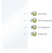 BROTECT - Screenprotector voor Neow W-Watch 1.39" - Folie Beschermfolie transparant 6 Stuks