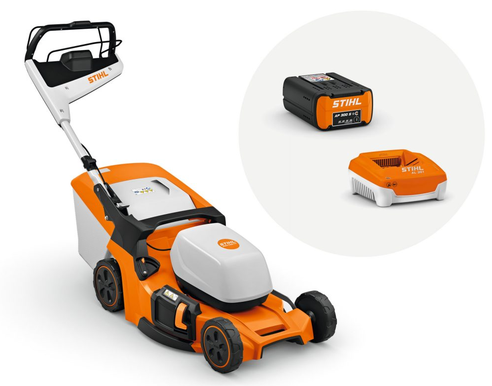 Stihl RMA 453.3 PV SET Accu Grasmaaier | Incl. 2x 7.2Ah AP 300S accu + AL301 lader - WA422000010