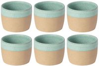 Costa Nova Koffiekopjes Arenito Aqua 200 ml - 6 stuks