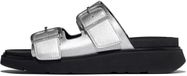FitFlop Gen-FF Buckle Tumbled dames plateau sandalen maat 42 zilver