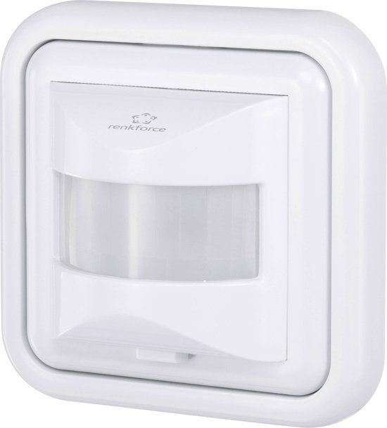 Renkforce PIR-bewegingsmelder Inbouw (in muur) 160 ° Relais Wit