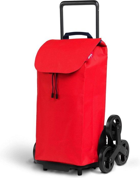 Gimi Vileda Gimi Boodschappentrolley 52L 51x44x96 cm Rood/Zwart