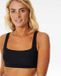Rip Curl Premium Surf D-Dd Crop - Noir