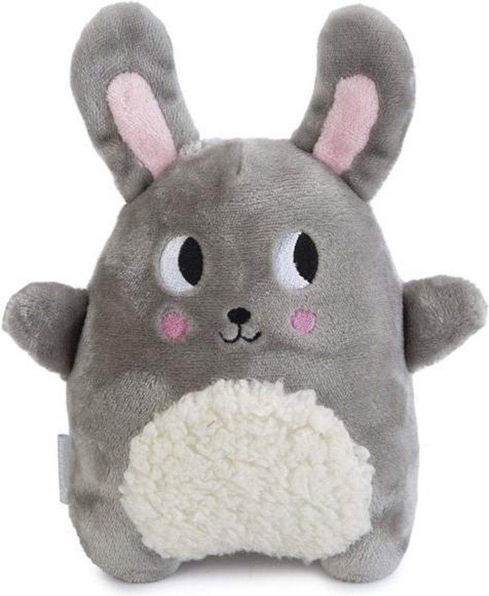 Beeztees Puppy Snoet - Hondenspeelgoed - Pluche - Grijs - 25x20x7,5 cm