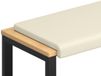 vidaXL - Bankkussen - Textured - Velvet - Crèmekleurig