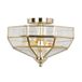 Elstead Lighting Old Park Polished Brass LED Ceiling Lamp