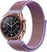 Strap-it Bracelet intelligent en nylon - Samsung Galaxy Watch 3 - 41mm - Lilas