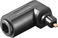 PremiumCord TOS optische adapter TOS (M) - TOS (F) gehoekt