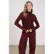 NUKUS top met glitters - donkerrood