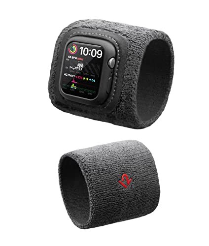 Twelve South ActionBand voor Apple Watch 41 mm, zweetbandenset aan de pols of onderarm, voor sport of activiteiten