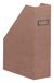 RHODIA 194544C - Tijdschrifthouder Rozenhout - 10 x 25 x 31 cm - Oranje Zadelstiksel - Buitenkant in Imitatieleer - Home Office Rhodiarama Collectie - Bureauorganisatie en Stijlvolle Opberging
