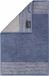 Cawo Serviette de bain deux tons bleu nuit 30x50