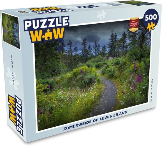 MuchoWow Puzzel Zomerweide op Lewis eiland - Legpuzzel - Puzzel 500 stukjes