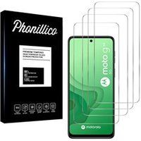 Phonillico® Gehard glas voor Motorola Moto G54 [Pack 4]