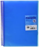 Grafoplás Grafoplas Documenthouder Maxiplas 50 Hoezen Blauw A4