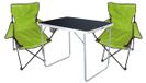 Set de camping 3 pièces : ensemble de jardin, table de camping, 2 chaises de camping, chaises pliantes