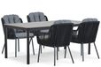 Santika Furniture Santika Tendenza/Como 180 cm dining tuinset 5-delig