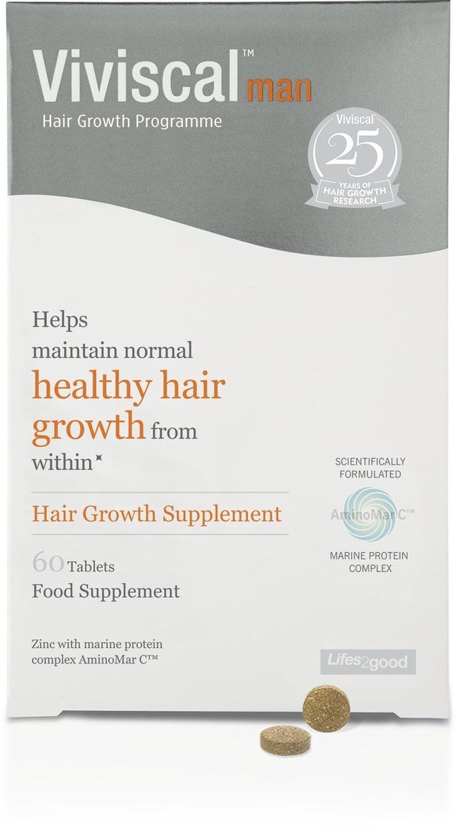 Viviscal Hair Growth Tablets Man 60 stuks