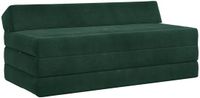 vidaXL Vouwbare Sofa Bed Donkergroen Stof