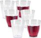 Plasticforte onbreekbare Picardi drinkglazen - 6 stuks - transparant - 250 ml