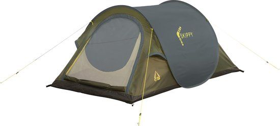 Best Camp Skippy Pop Up Tent - 2 Person - Dark Grey