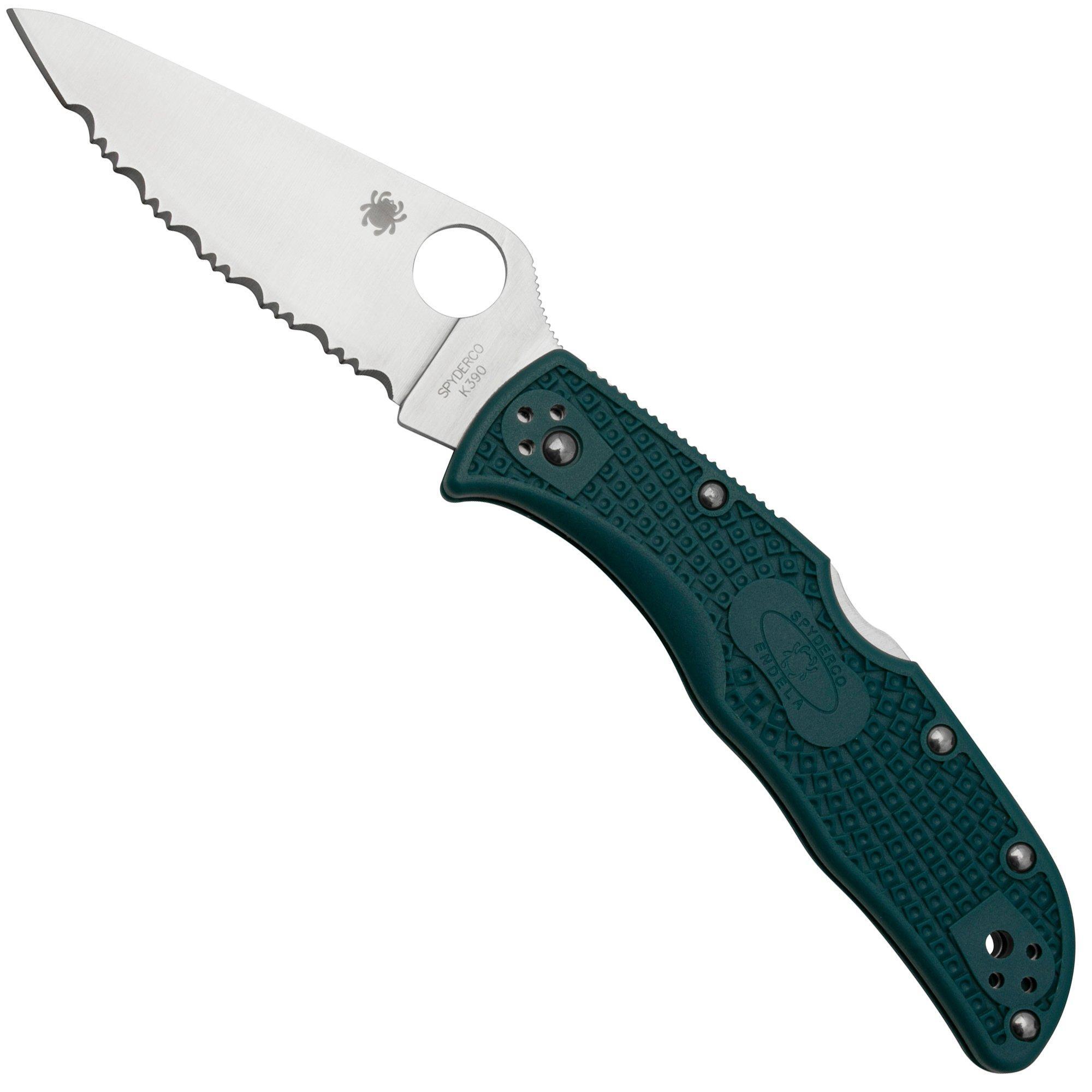 Spyderco Endela K390 C243FSK390 serrated zakmes