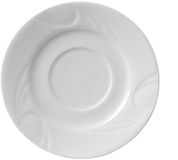 HENDI Schotel voor koffie en cappuccino – versterkte randen – wit porselein – ⌀149 mm