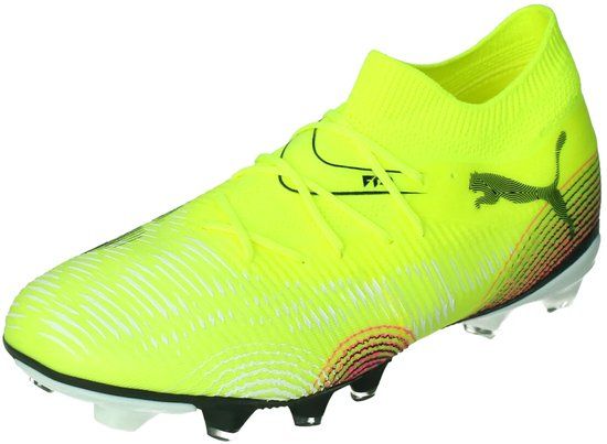 PUMA FUTURE 8 MATCH FG/AG Unisex Voetbalschoenen - Yellow Alert-PUMA Black-Sun Struck - Maat 41
