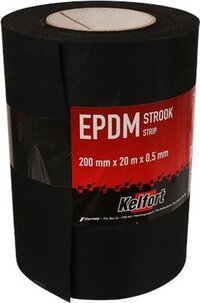 EPDM Folie Zwart 0.20X20M X0.5mm - 8714678184239