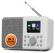 MD3 Radio portable DAB avec Bluetooth, écran couleur - Gris pierre