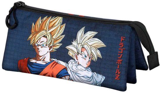 Dragon Ball - Pennendoos - drievoudig - ripstop - donkerblauw