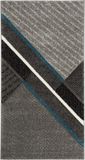 Safavieh Modern Graphic Indoor Geweven Vloerkleed, Hollywood Collectie, HLW711, in Grijs & Wintergroen, 122 X 183 cm