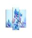 Homemania Wandafbeelding, 3 stuks, natuur, voor woonkamer, slaapkamer, meerkleurig, 57 x 0,3 x 60 cm, HM203MDF194, MDF
