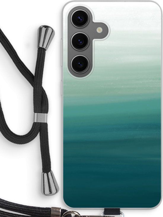 Case Company® - Samsung Galaxy S24 Case with Cord - Ocean - Black Cord - Back Cover