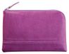 RHODIA 116541C - Etui met Ritssluiting in Imitatieleer - Lila - Maat S (11 x 17 cm)