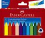 Faber-Castell Waskrijt driehoekig ass | 10 stuks