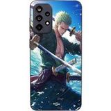 Maniacase Samsung Galaxy A52 5G One Piece Roronoa Zoro zwaard manga anime hoesje
