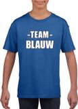 Bellatio Decorations Shoppartners Bv Sportdag team blauw shirt kinderen 146/152