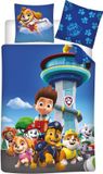 Paw Patrol Dekbedovertrek 140 x 200 cm + 65x65 cm - Polyester - Blauw