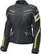 Held Lupo wasserdichte Damen Motorradjacke, Schwarz/Neon-Gelb, Größe XL