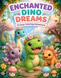Enchanted Dino Dreams: A Cozy Dinosaur Coloring Book
