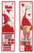 Vervaco - Bladwijzer kit - Kerst - Kerstkabouters met cadeaus set v 2 - PN-0165984 - Borduren - Borduurpakket - Borduurpakket volwassenen - Borduurpakket kind
