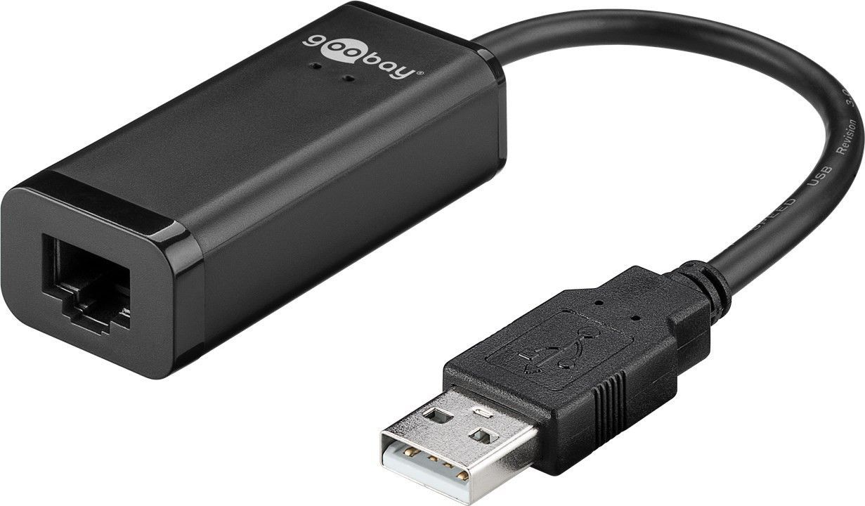 Goobay 38527 - Interfacekaart/-adapter - Zwart - 0,1 m