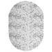 VidaXL Tapis à poils longs NAVARRA 300x200 cm polyester argenté