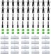 Wan GmbH Set de 20 clips de seuil latéral - compatible avec différents véhicules - 20 pièces