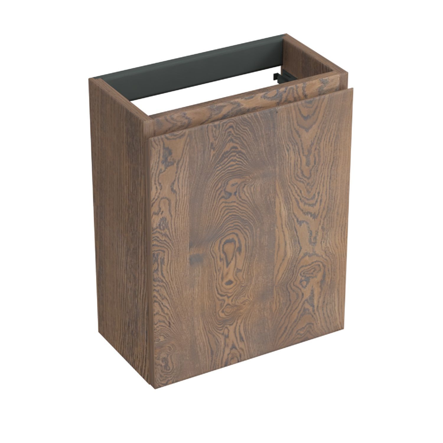 Forzalaqua Siena Fonteinkast - 39.5x21.5x50 cm - 1 Deur Links - Eiken Havana