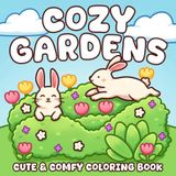 Cozy Gardens Cozy Botanical Sanctuaries Coloring Book