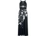Gothicana by EMP Gothicana zwarte maxi-jurk van aangenaam zacht materiaal - Dames - S