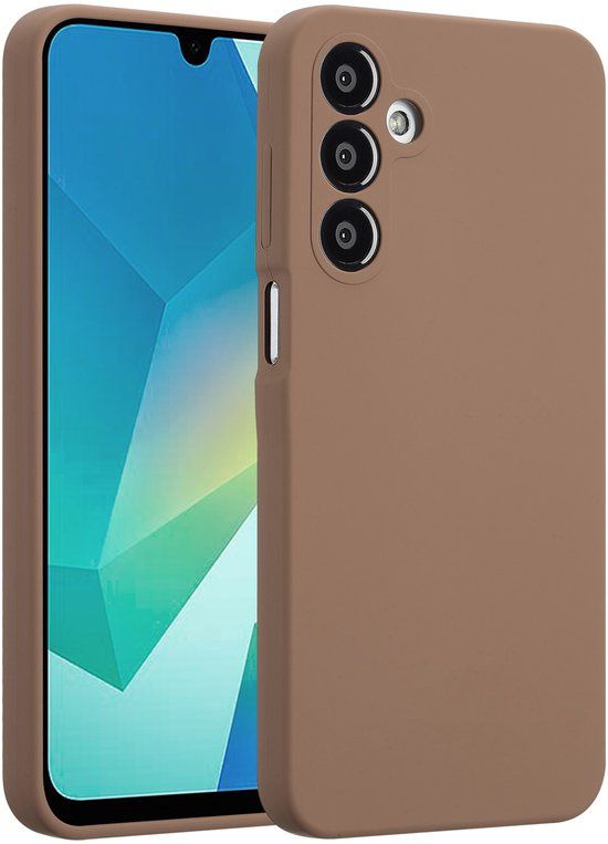 Accezz Liquid Silicone Backcover voor Samsung Galaxy A16 - Lichtbruin