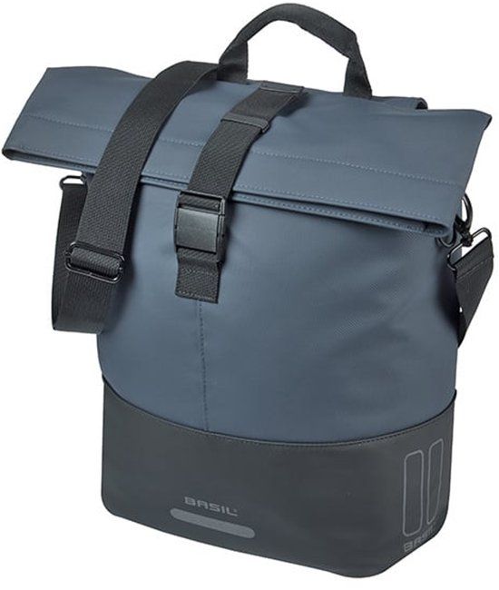 Basil Cove Enkele fietstas 14-16 Liter Blauw/Zwart